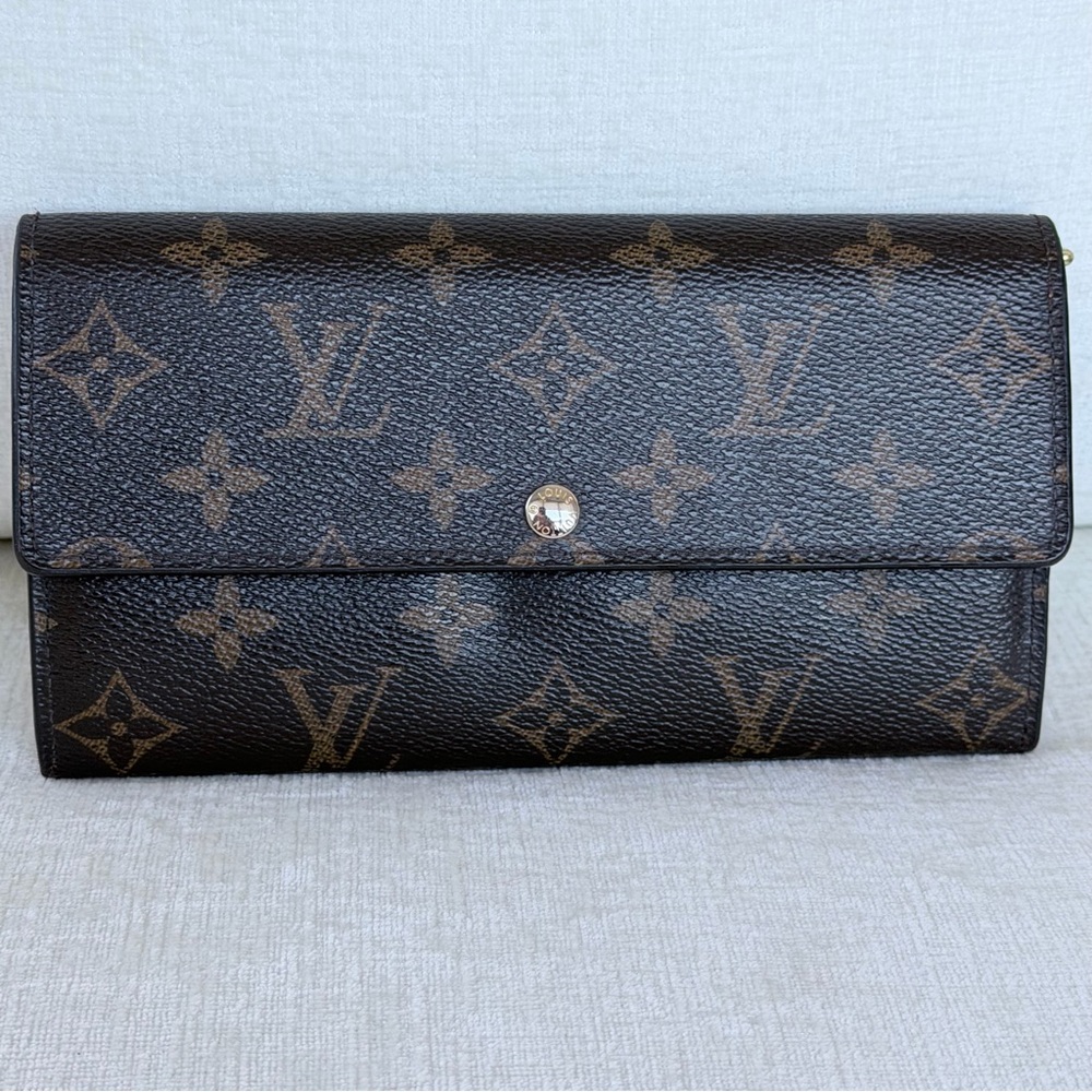 Louis Vuitton Monogram Sarah Wallet | Made in Spain | Vintage Classic